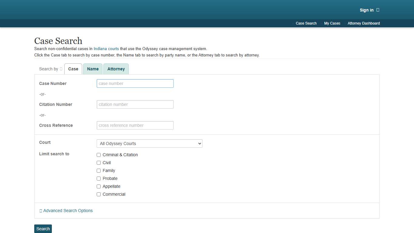 Case Search - MyCase